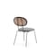 Manhattan Comfort Jardin Dining Chair in Black  with Cane and Grey Upholstered Seating, Set of 2 DCCA06-GY - alternate 2